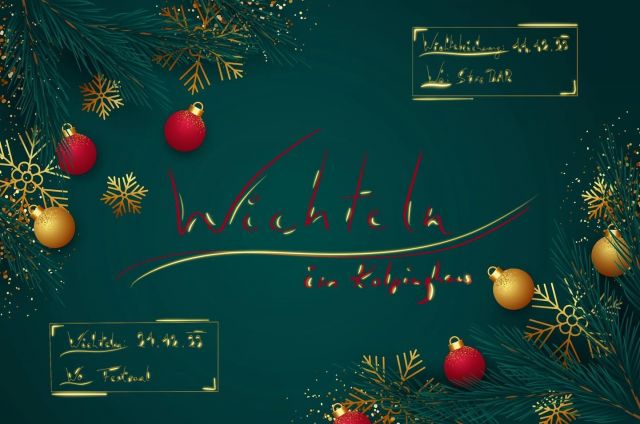 Wichtelziehung: 11.12 20:00 in der StreBAR 🎁 ✨  Wichteln: 21.12 20:00 Festsaal 🎄🌟
